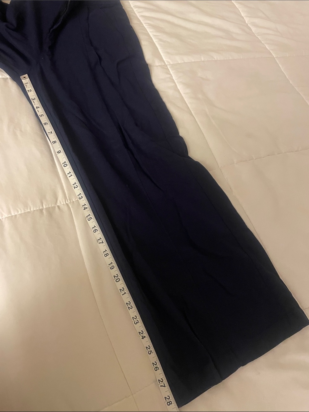 Christian‎ Siriano Navy Size 10 Linen Set Pants Buttoned Blouse Styled Comfort - Picture 13 of 13